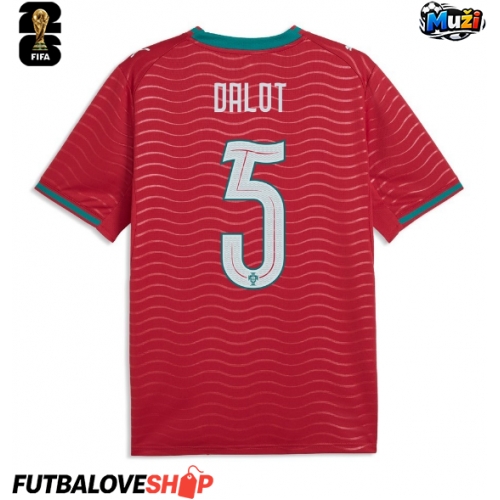 Dres Portugalsko Diogo Dalot #5 Domáci MS 2026 Krátky Rukáv